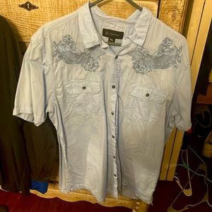Men’s short sleeve button down